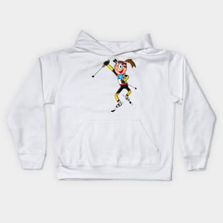 Biathlon girl Comic Kids Hoodie